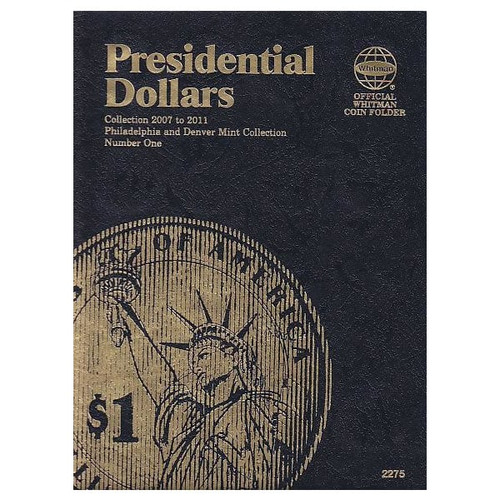 Whitman Coin Folder - P & D Presidential Dollars #1 (2007-2011) Front