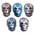 2 oz .999 Fine Silver Sugar Skull - Monarch 3D Art Bar Day of the Dead - Marigold 5