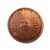 1 oz Pure Solid Copper Zodiac Round - Aquarius the Water Bearer with Gift Bag Back