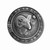 1 oz .999 Fine Silver Zodiac Round - Aries the Ram with Capsule & Gift Pouch Front