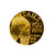 1/4 Gram .9999 Fine Gold Round - Adult Novelty - Heads and Tails (Sealed in Capsule) - Tails