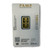 5 Gram .9999 Fine Gold  - Pamp Suisse - Lady Fortuna Bar - Back