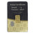 1 gram .9999 Fine Gold bar back