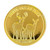 The obverse features a buck, doe, and fawn standing together alongside the round's weight, capturing the grace of a white tailed deer family in a natural woodland setting