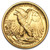 Reverse: An eagle perched atop a rock, his wings spread in preparation for flight with "United States of America" above and the face value below.