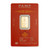 Obverse Design: PAMP Suisse hallmark, weight, purity, and serial number