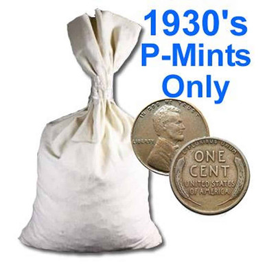 Wheat Cents - Pre-1940's - (Roll of 50 Coins) - Monarch Precious Metals