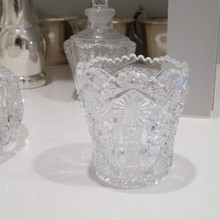 American made vintage collectible glass toothpick holder.