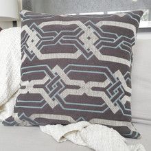 These luxurious pillow covers are handmade in the USA by Figgi.  The decorative pillow covers have a hidden zipper closure on the bottom edge of the cover.  The pillow case features the same beautiful fabric on both sides.