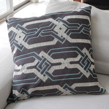 This 20" x 20" pillow cover is sustainably made with a heavy-weight designer deadstock fabric.  The fabric is a mixed blend of 54% Rayon 26% Polyester 20% Linen.