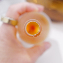 Small chip on mouth of this art glass piece.