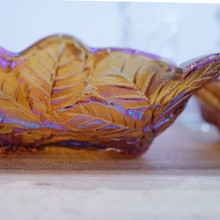 Collectible Loganberry pattern by Indiana Glass, perfect for display or serving.