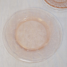 Delicate pressed glass with a romantic vintage look.  A piece of American glass history preserved in excellent shape.