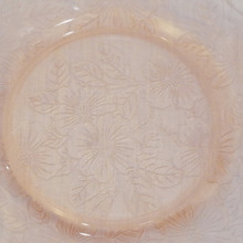 Soft pink color that glows beautifully in natural light.  Lovely for vintage table settings, weddings, or spring décor.