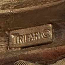 A sleek Trifari bracelet to add vintage charm to any outfit.