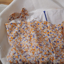 Soft and luxurious.  This dress will only improve with wear and washing.