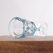 Fostoria Virginia goblet in light blue.  Excellent condition, no chips.  Great addition to glass collections.