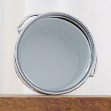 The interior of this vintage MCM ice bucket has a plastic insert that is permanently fixed inside the ice bucket.