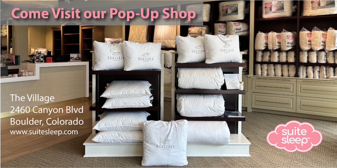 Handcrafted natural pillow by Ogalalla, hypoallergenic and supportive.
