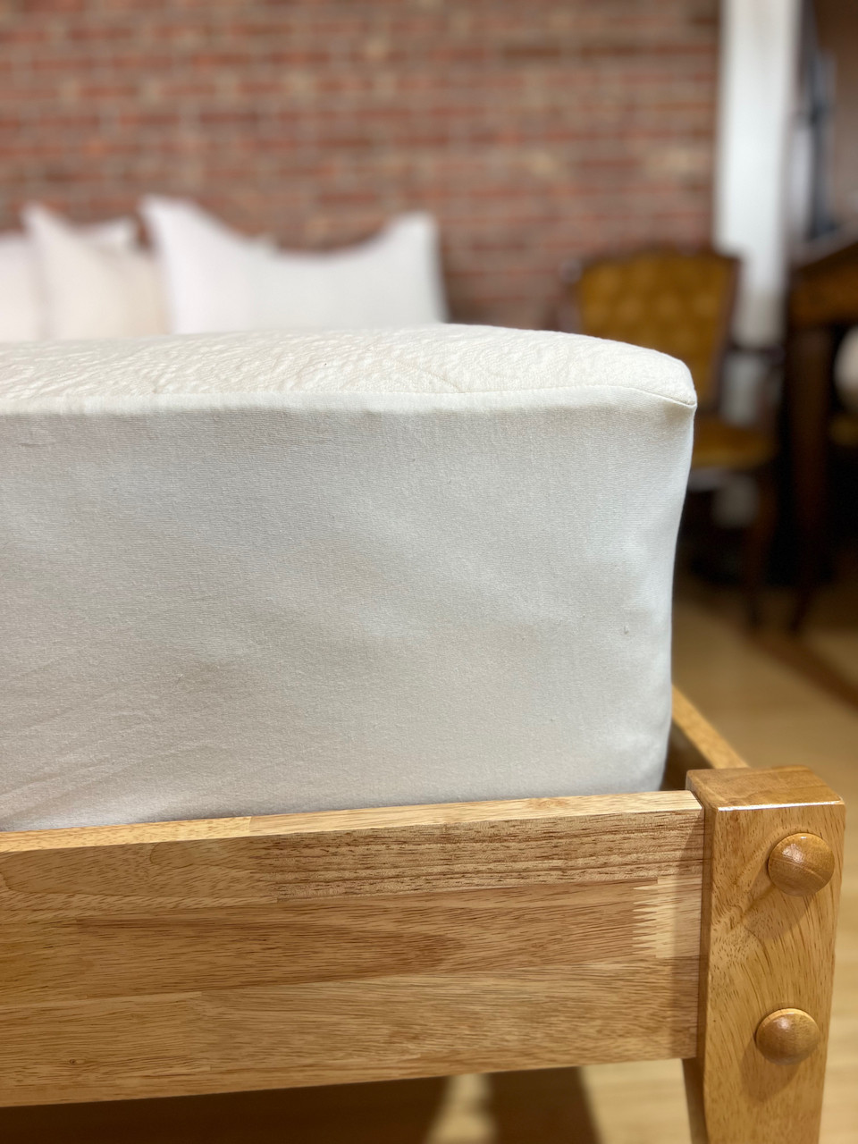 Organic Cotton Knit Mattress Protector by Suite Sleep