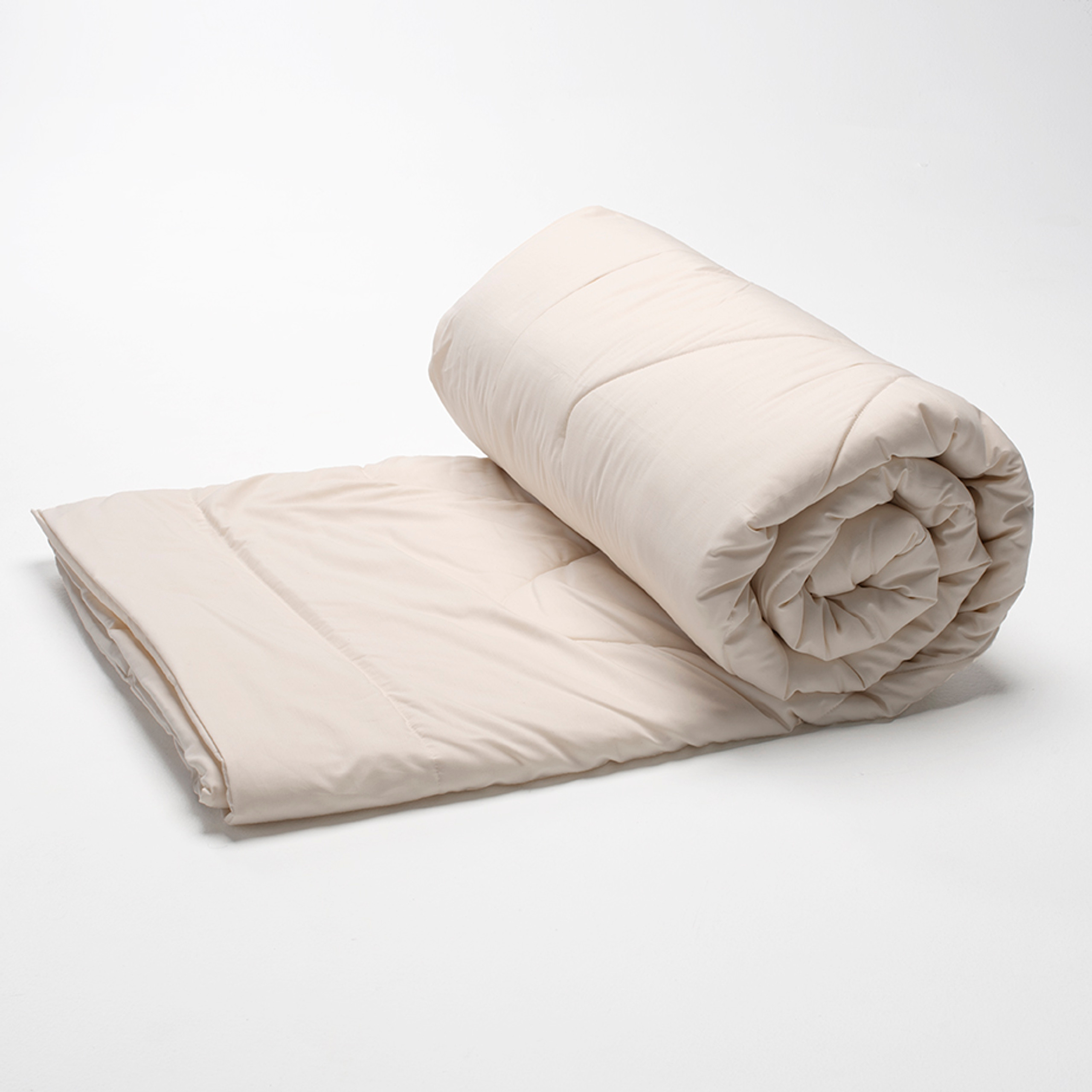 Washable Wool Comforter with Organic Cotton Shell