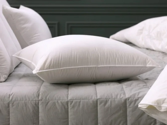 Down + Feather Compartmented Pillows