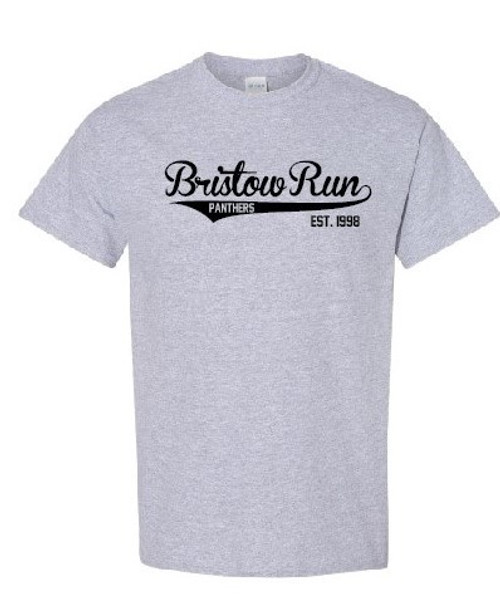 Grey Bristow Run Baseball T