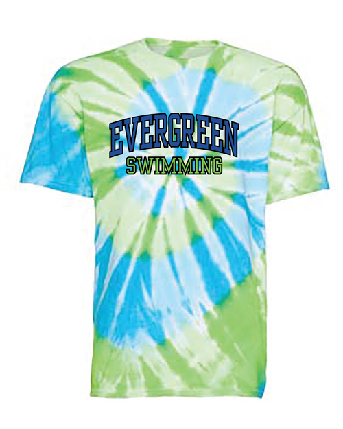 Evergreen Barracudas Tie Dye T