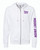 White lightweight zip up