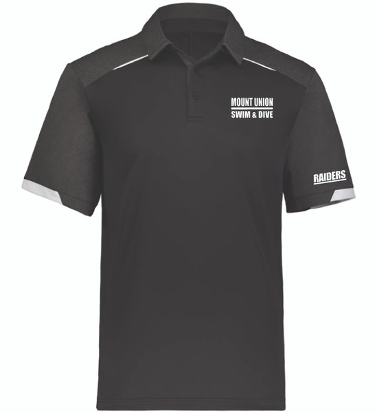 Black men's polo