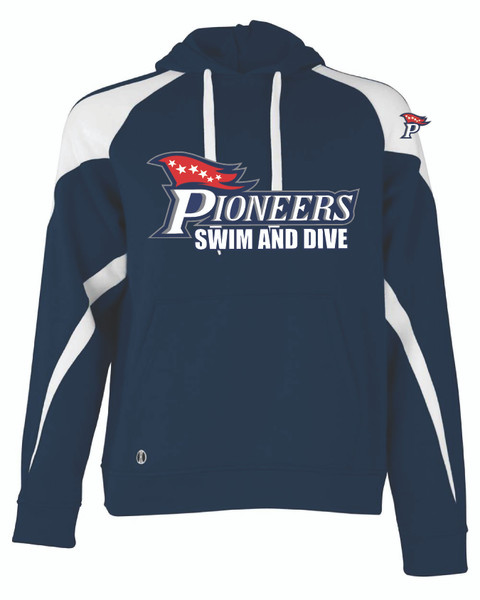 Patriot navy and white hoodie