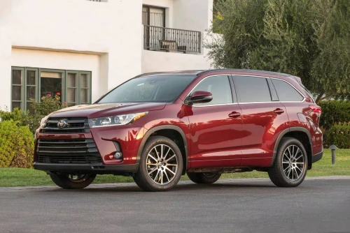 2016-2019 Toyota Highlander 3.5L AWD red SUV