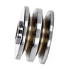 CHROME DUAL PULLEY # 8123282