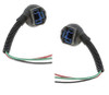 PAIR OF HIGH TEMPERATURE HEADLIGHT SOCKETS