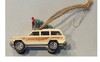 1989 White Jeep Grand Wagoneer Ornament