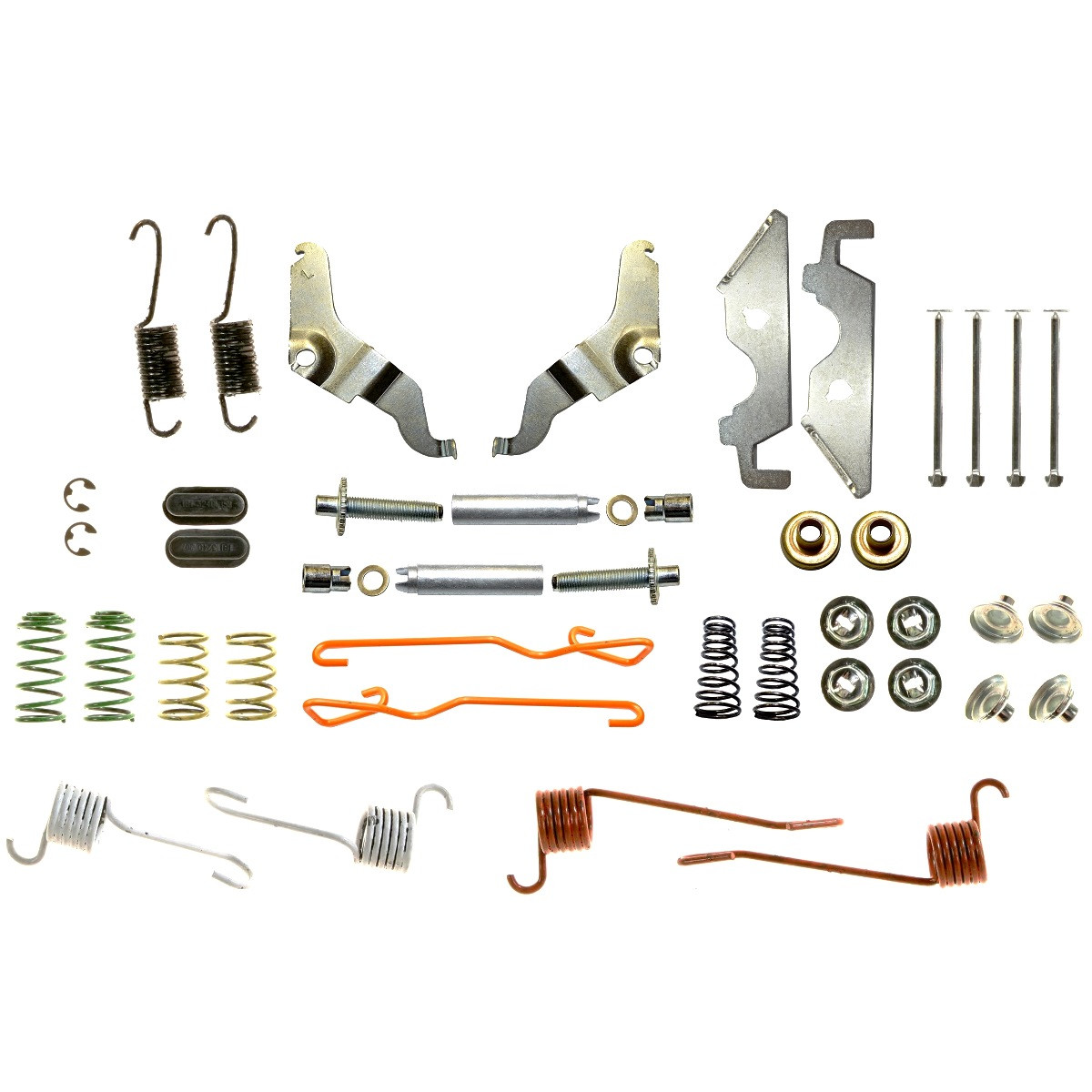 Rear Brake Drum Hardware With Self Adjuster Kit Both Wheels GW 1977