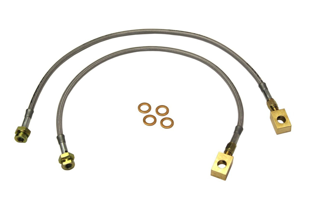 FRONT STAINLESS BRAKE LINES-