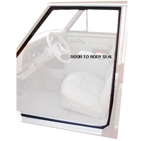 FRONT Door Opening Seal OEM Style GW 1963-1991