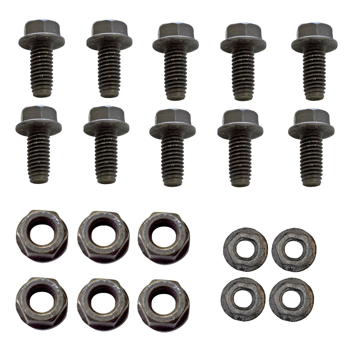 Fuel Tank Skid Plate 20-Pc Locking Nut & Bolt Set OEM GW 1980-1991