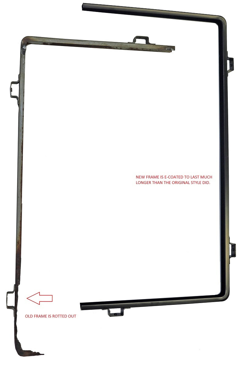 ROTTED VERSUS NEW FRAME