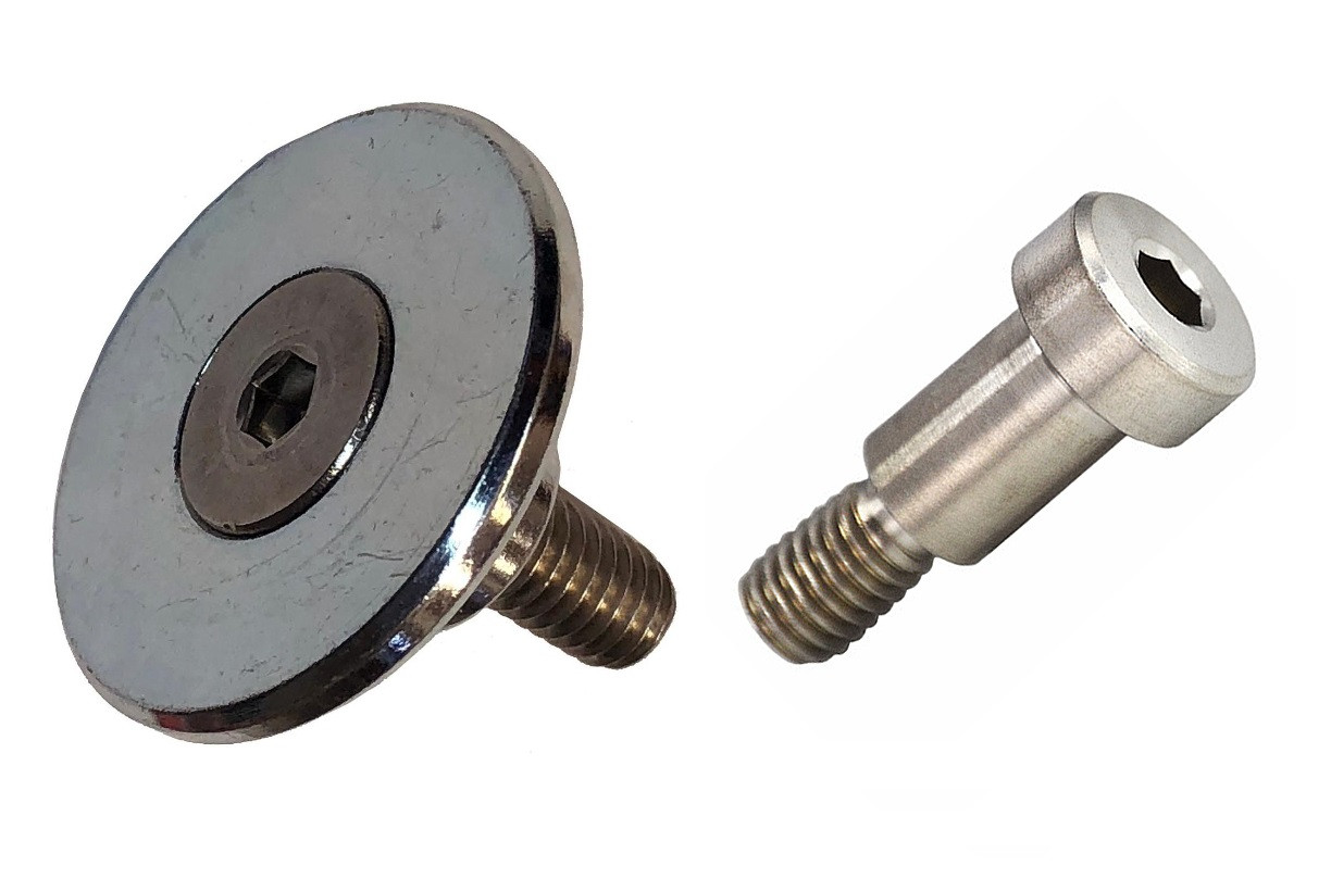 Rear Seat Rubber Holding Strap Mounting Bolt Set GW 1981-1991