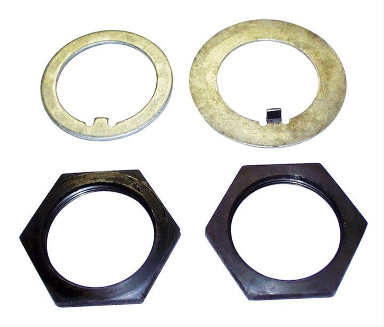 FRONT SPINDLE WASHER & NUT KIT