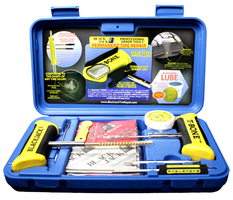 BLACK JACK TIRE BLUE HEAVY DUTY TIRE REPAIR KIT