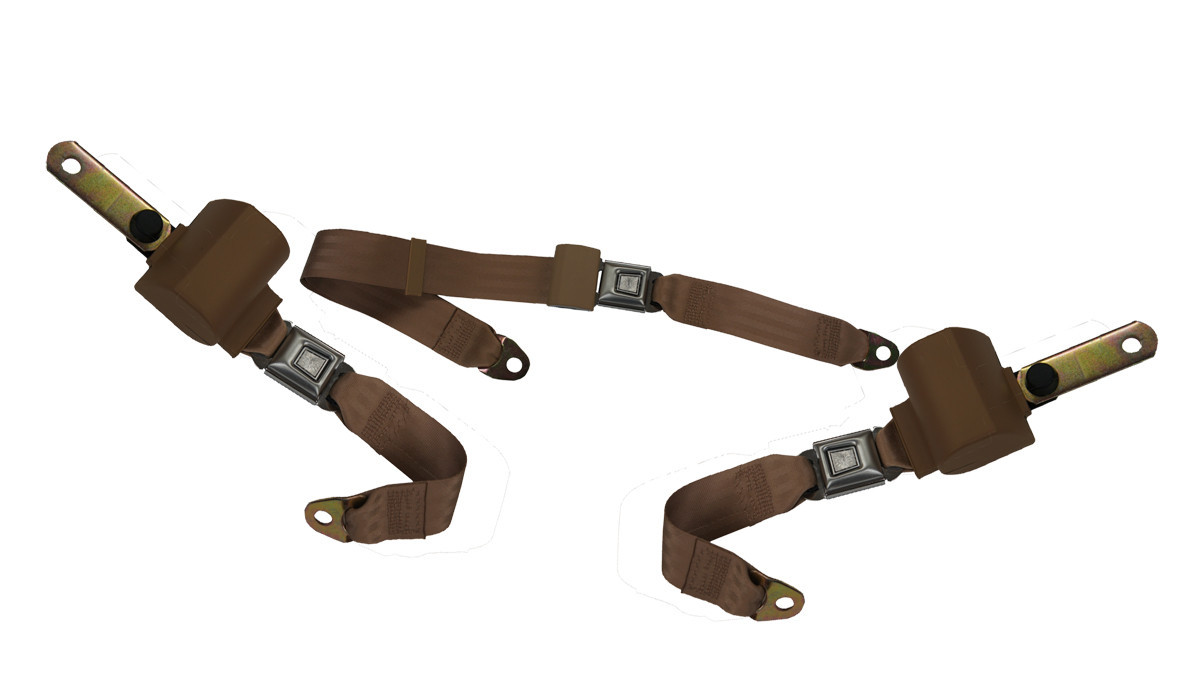 Rear Retractable Seat Belt Assembly 1968-1991 - Team Grand Wagoneer