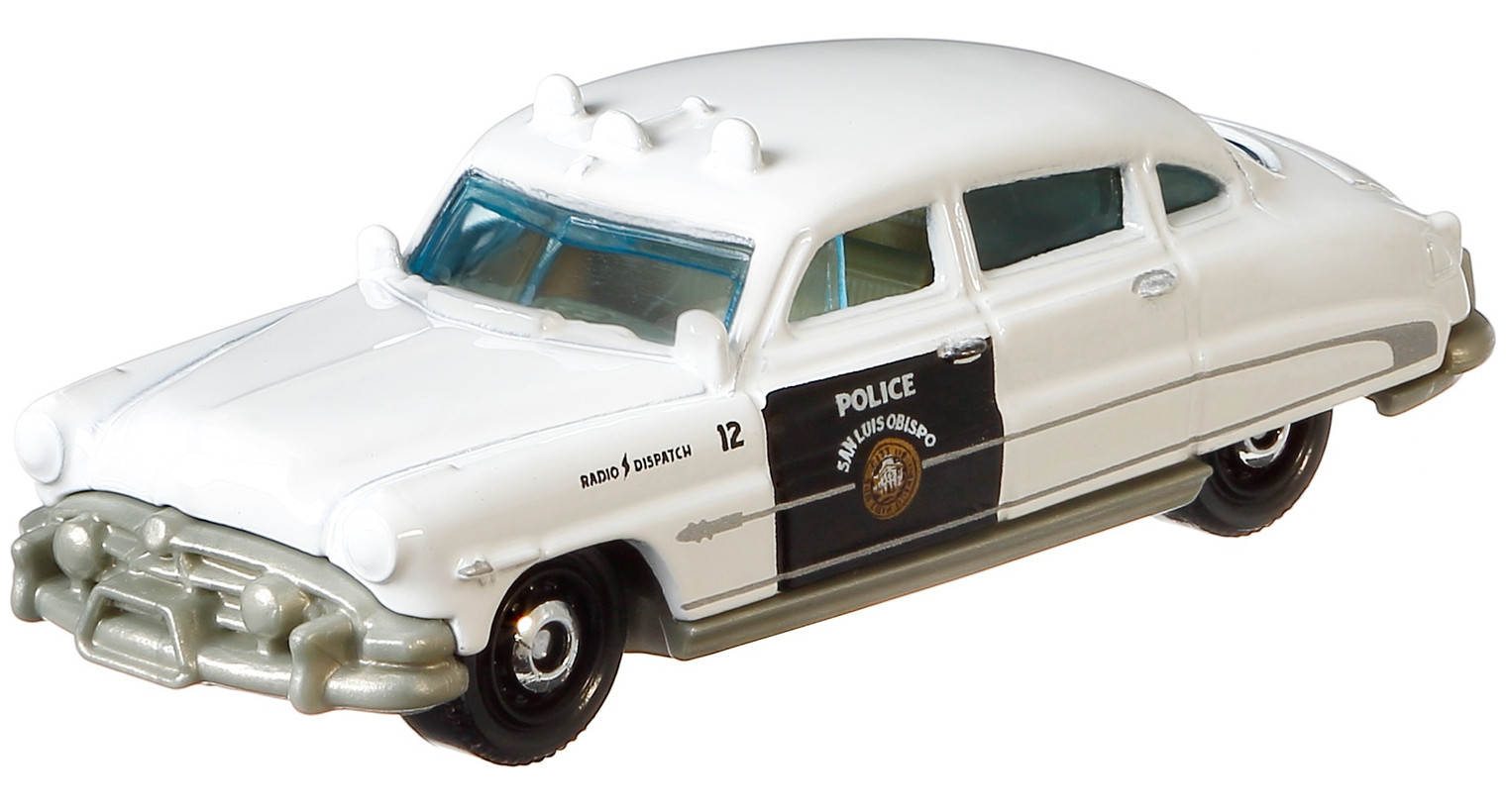 1951 Hudson White Police Matchbox Toy Car 1/64" Scale Team