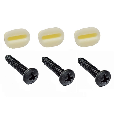 GRILLE FASTENER SET--SHOWN IN BLACK & ALSO COMES IN SILVER STAINLESS