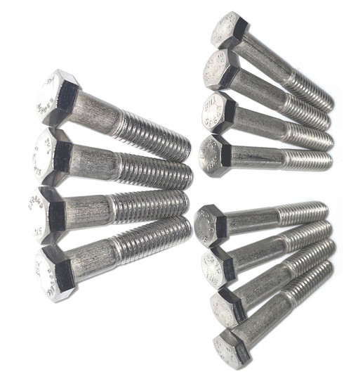 Exhaust Manifold Mounting Stainless Steel 12 Piece Bolt Set V8-360 GW 1978-1991