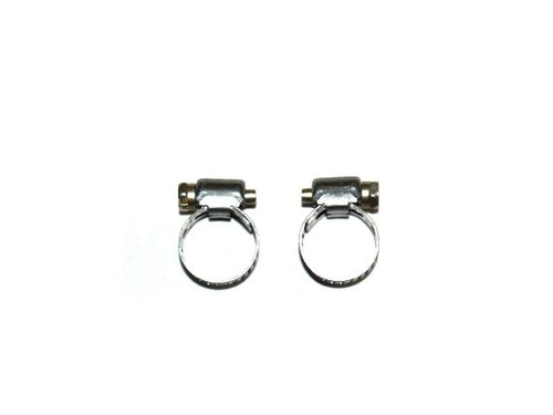 Stainless Steel Fuel Line Clamp Set Pair All Jeeps