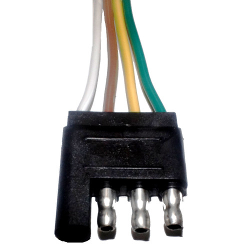 Trailer Hitch 4-Pole Flat 12" Wire Connector