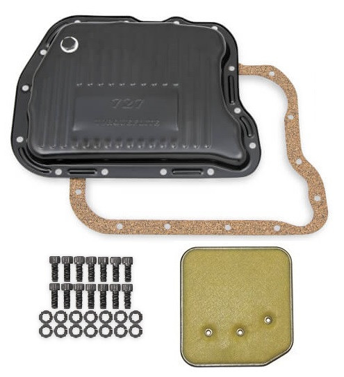 【PAN/パン】ZINC RIB TAIL TURTLE A727 Transmission Pan W/Gasket & Bolt Set GW 1979-1991 - Team